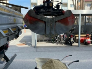 Kranarbeiten Greifarbeiten Haigner Marchtrenk